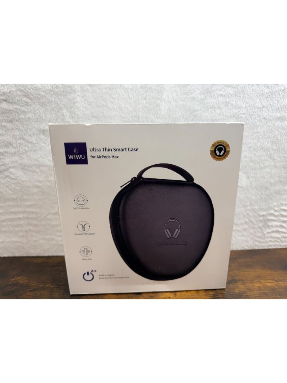 New WiWU Ultra Thin Smart Case For AirPods Max Black